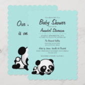 Het is een Baby shower voor jongens | Sweet Happy  Kaart (Voorkant / Achterkant)