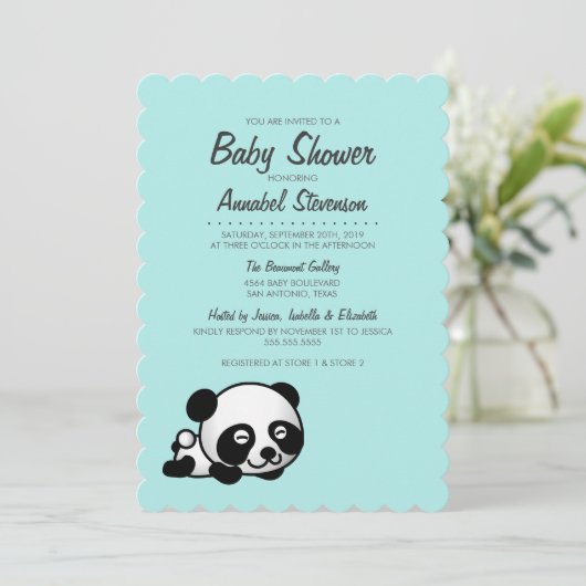 Het is een Baby shower voor jongens | Sweet Happy  Kaart (Staand voorkant)