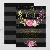 Het is een Baby shower voor meisjes Kaart (Voorkant / Achterkant)