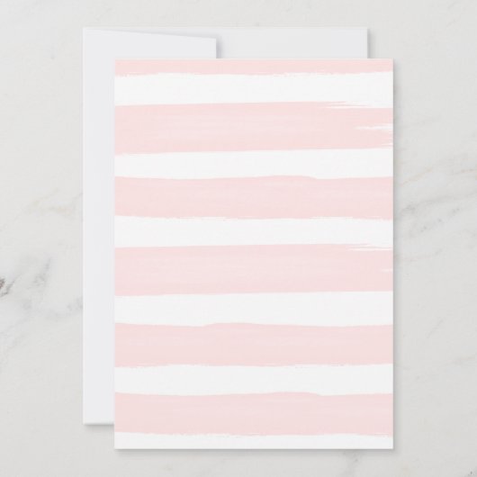 Het is een Baby shower voor meisjes Kaart (Achterkant)