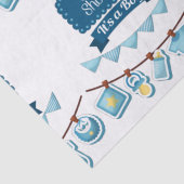 Het is een Baby shower-weefselpapier voor jongen Tissuepapier (Detail)
