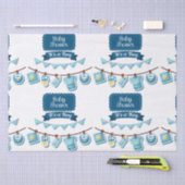 Het is een Baby shower-weefselpapier voor jongen Tissuepapier (Craft)