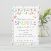 Het is een Baby Sprinkle! baby shower Uitnodiging (Staand voorkant)