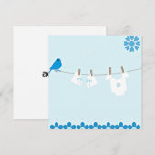 Het is een babydoucheuitnodiging. kaart (Voorkant / Achterkant)