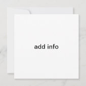 Het is een babydoucheuitnodiging. kaart (Achterkant)