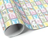 Het is een babymeisje. cadeaupapier (Rol Hoek)