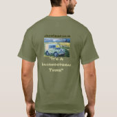 "Het is een backwoodsman ding!" T-shirt (Achterkant)
