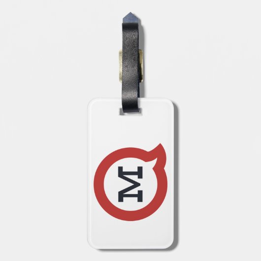 Het is een bagagelabel! bagagelabel (Achterkant verticaal)