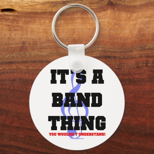 Het is een band ding sleutelhanger (Voorkant)