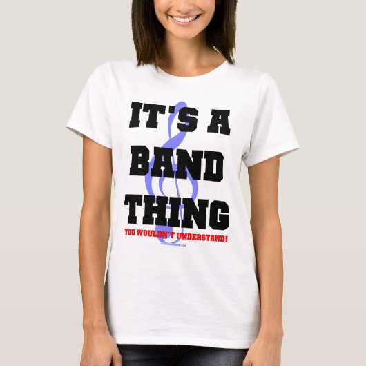 Het is een band ding t-shirt (Voorkant)