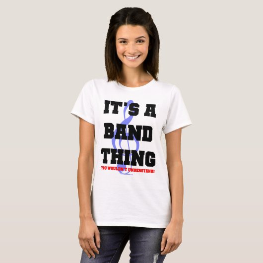 Het is een band ding t-shirt (Voorkant volledig)