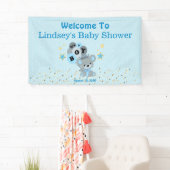 Het is een Banner van een Beer-jongen-blauw (Insitu)