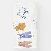 Het is een Banner van het Baby shower van de Jonge (Verticaal)