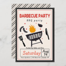 Het is een Barbecue Party