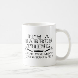 Het is een barber ding koffiemok