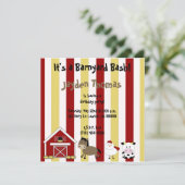 Het is een Barnyard Bash, Jayden Thomas.. Kaart (Staand voorkant)