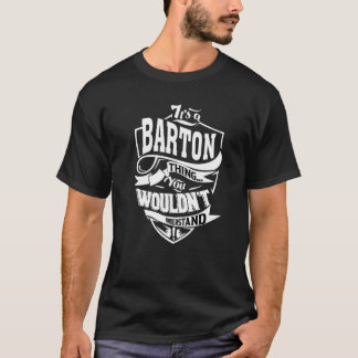 Het is een Barton ding T-shirt