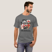 Het is een Baseball Kinda Day T Baseball Mamaw Lif T-shirt (Voorkant volledig)
