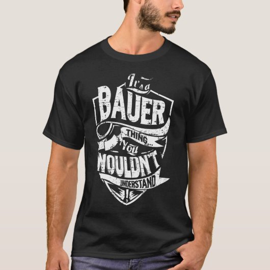 Het is een BAUER-ding T-shirt (Voorkant)