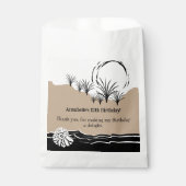 Het is een Beach Birthday Party Bedankzakje (Voorkant)