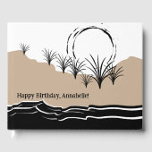 Het is een Beach Party Happy Birthday-naam Gastenboek (Voorkant)