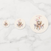 Het is een Beary Special Birthday Girl Confetti (Voorkanten)