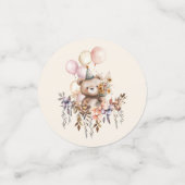 Het is een Beary Special Birthday Girl Confetti (Kleine voorkant)