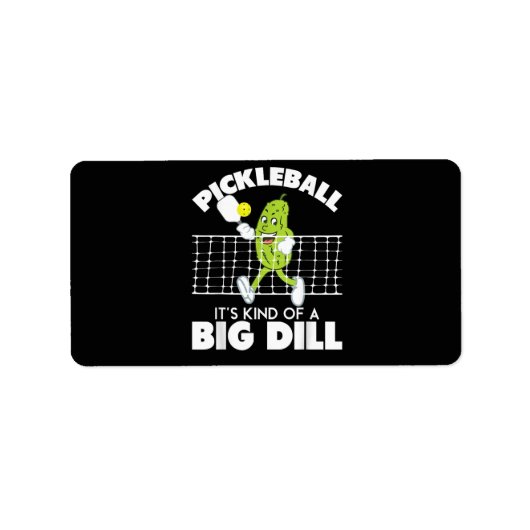 Het is een beetje een grote deal - Grappige Pickle Etiket (Voorkant)