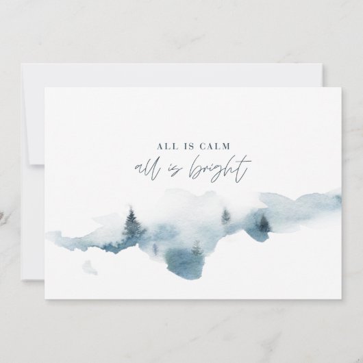 Het is een beetje rustig kerstfeest. (Achterkant)