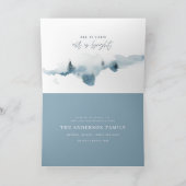 Het is een beetje rustig kerstfeest. notitiekaartje (Binnen)