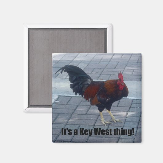 Het is een belangrijk West-ding. Magneet (Voorkant / Achterkant)