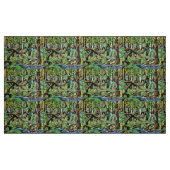 Het is een Beren Playground Fabric Stof (Fat Quarter)