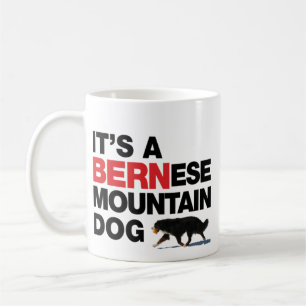 Het is een BERNese Mtn Dog, geen BLACK St Bernard  Koffiemok