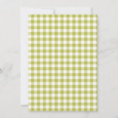 Het is een Big Dill Pickle Coquette Bow Baby showe Kaart (Achterkant)