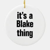 het is een blake-ding keramisch ornament (Achterkant)