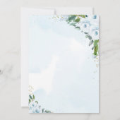 Het is een blauwe ballon van een olifantenjongen kaart (Achterkant)