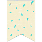 Het is een Blauwgroen jongen en Tan Baby shower Vlaggetjes (Tweede vlag)