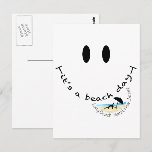 Het is een bloeidag - Long Beach Island, New Jerse Briefkaart (Voorkant / Achterkant)