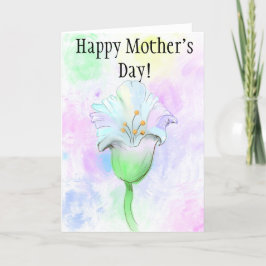 Het is een bloem - denk ik!! Moederdag Kaart