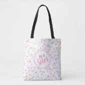 Het is een bloemenmeisje  tote bag (Voorkant)