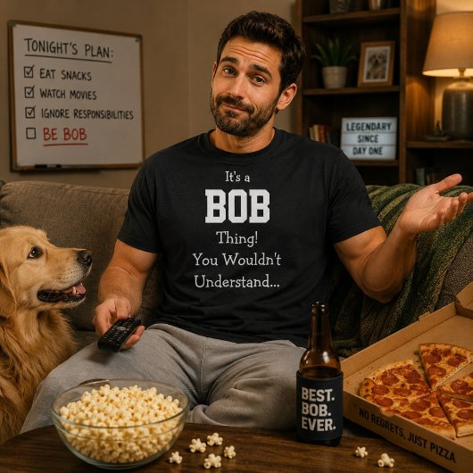 Het is een Bob-ding Grappig Fathers Day Cadeau Ide T-shirt