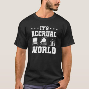 Het is een boekhoudkundige van het Wereld CPA op t T-shirt