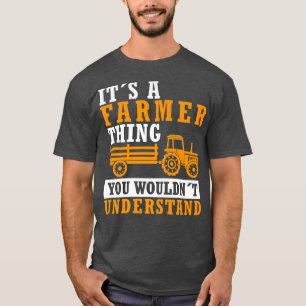 Het is een boer die grappige boer Gezegde Rancher  T-shirt