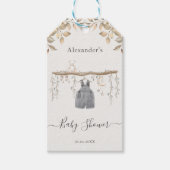 Het is een Boho kleding Baby shower dank je Cadeaulabel (Voorkant)