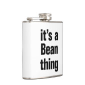 het is een bonen zaak heupfles (Rechts)