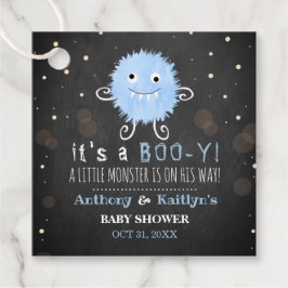 Het is een Boo-y! Little Monster Halloween Baby sh Bedankjes Labels