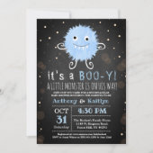 Het is een Boo-y! Little Monster Halloween Baby sh Kaart (Voorkant)