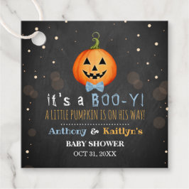 Het is een Boo-y! Little Pumpkin Halloween Baby sh Bedankjes Labels