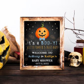 Het is een Boo-y! Little Pumpkin Halloween Baby sh Poster