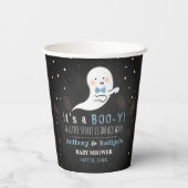 Het is een Boo-y! Little Spirit Halloween Baby sho Papieren Bekers (Achterkant)
